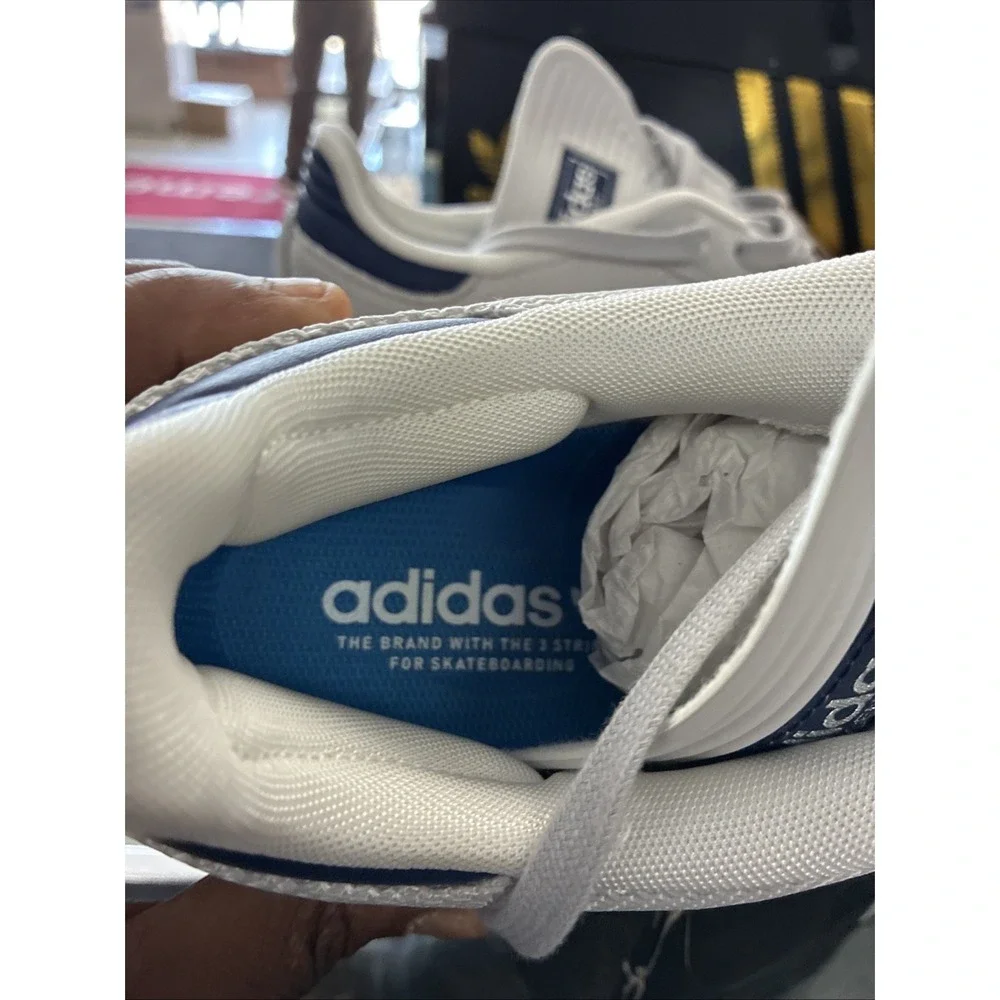 Adidas Busenitz Pro Grey Two/Dark Blue/Chalk White Mens JH8123 SZ 11 New NWT